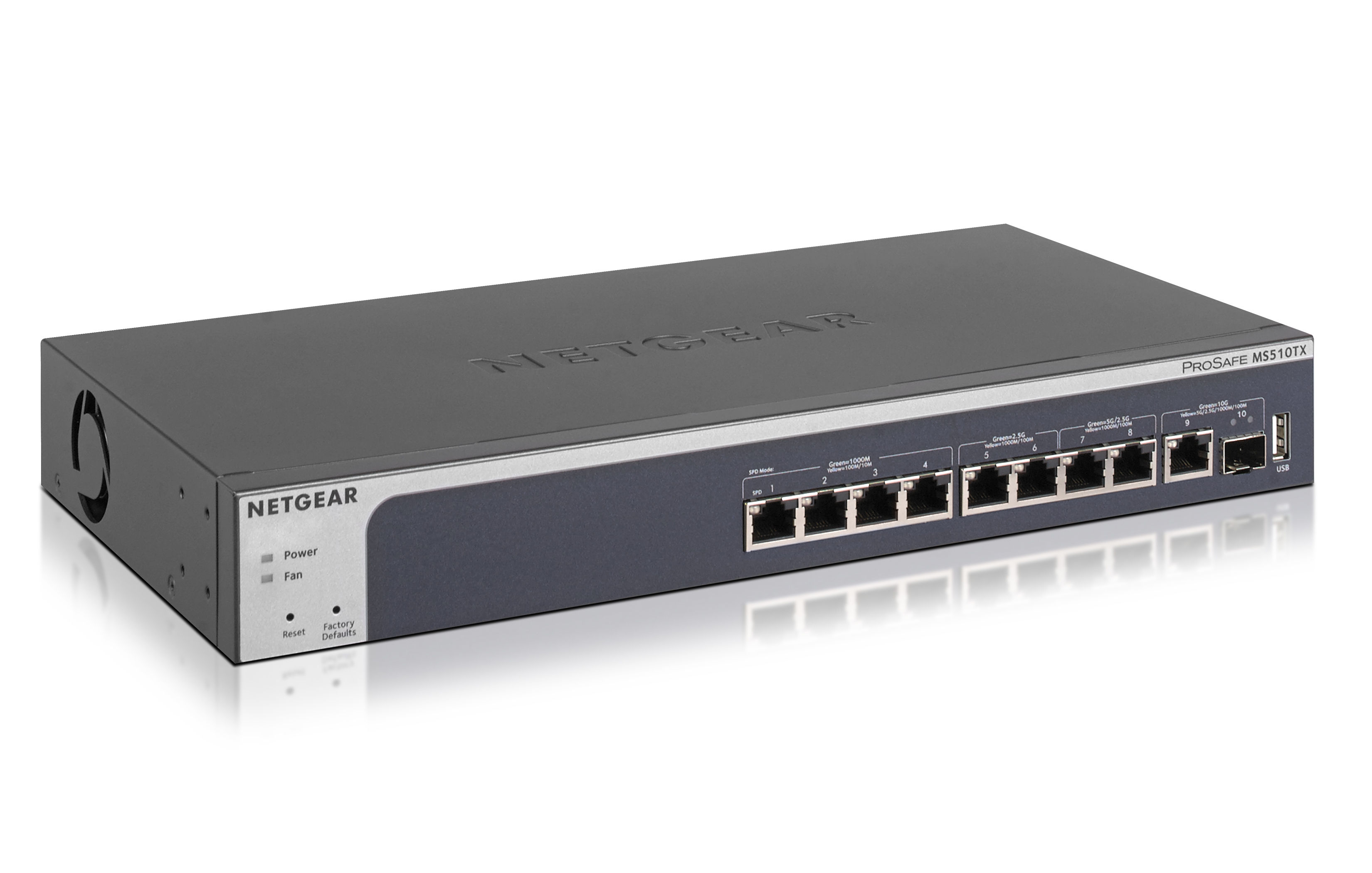 NETGEAR 10-Port Multi-Gigabit/10G Smart Switch (MS510TX)