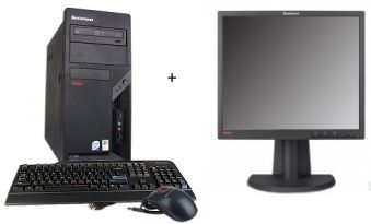 Lenovo ThinkCentre A55+T31HNEU Intel® Core™2 Duo E4500 1 GB DDR2-SDRAM 160 GB Intel® GMA 3000 Windows XP Professional Tower PC Black