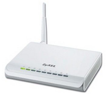 Zyxel NBG-412W3G wireless router Fast Ethernet White