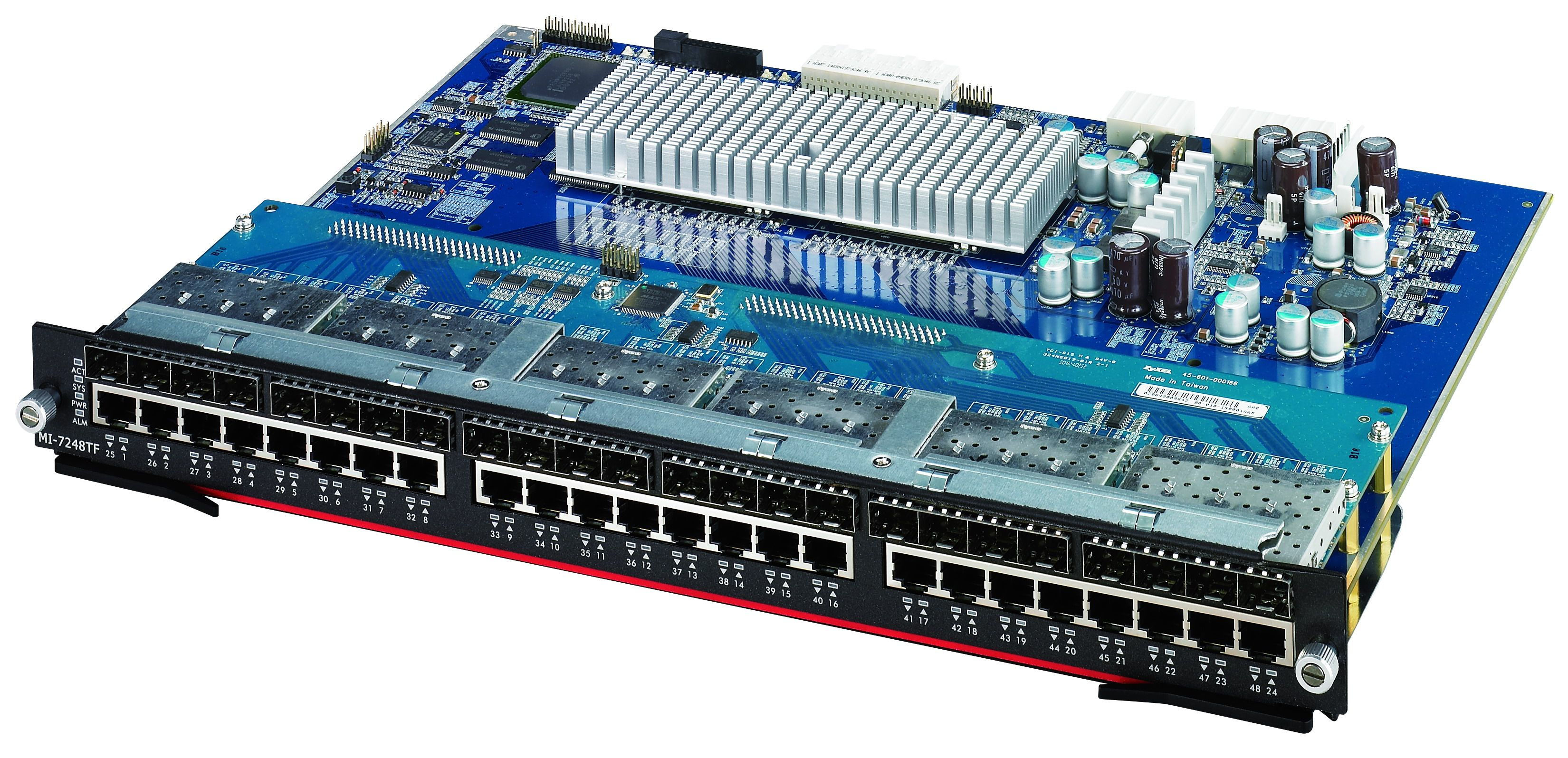 Zyxel MI-7248TF Line-Card network switch component