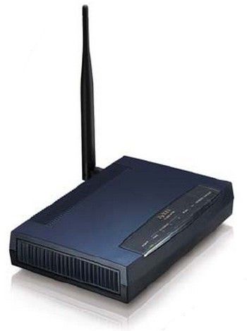 Zyxel P-662HW-I wireless router Black