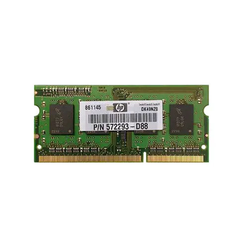572293-D88 - HP 2GB DDR3 1333MHz CL9 Non-ECC SoDIMM Memory Module