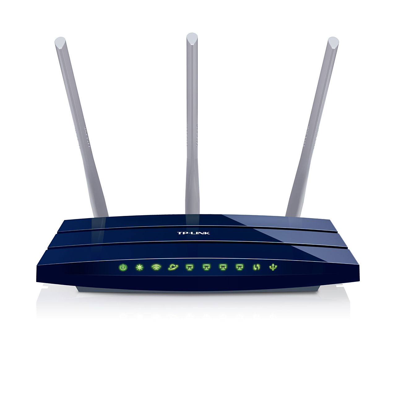 TP-Link TL-WR1043ND wireless router Gigabit Ethernet Blue
