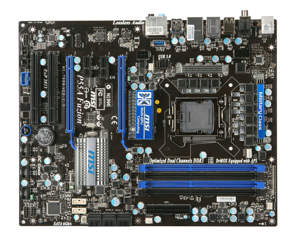 MSI P55A Fuzion LGA 1156 (Socket H) ATX
