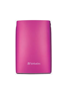 Verbatim 53010 external hard drive 500 GB 5400 RPM USB 2.0 Pink