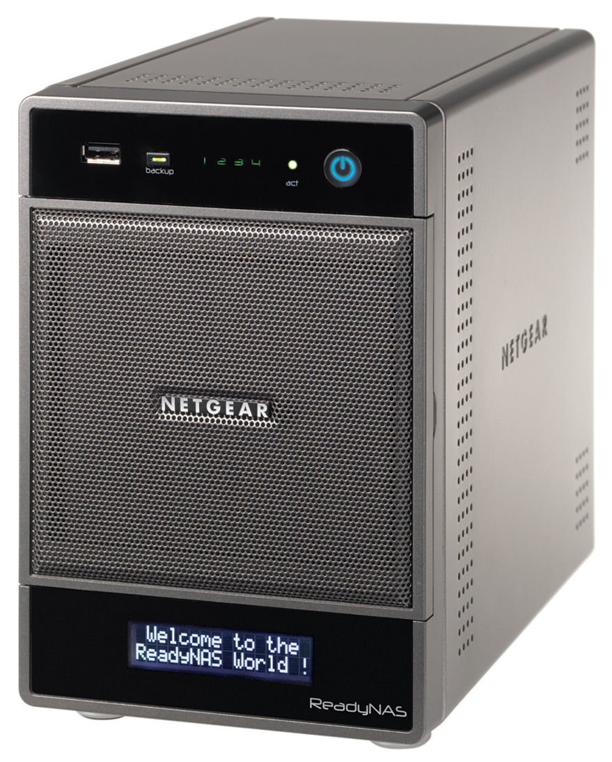 NETGEAR ReadyNAS Ultra 4 NAS Intel Atom® 1 GB DDR2 0 TB RAIDiator Silver