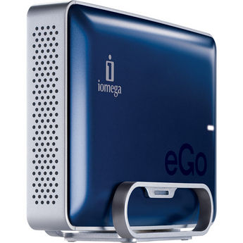 Iomega eGo 1TB Midnight Blue HDD external hard drive USB 2.0