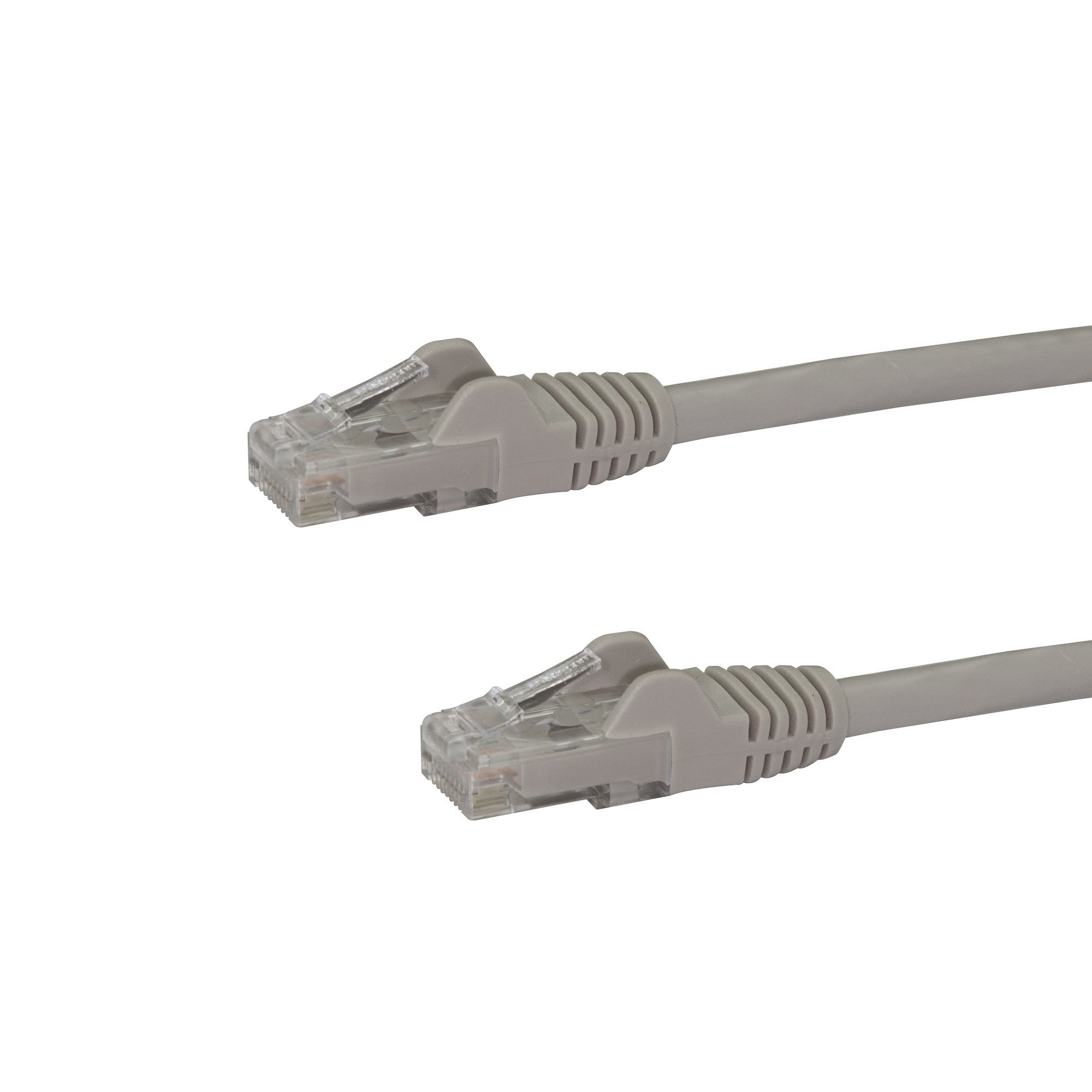 StarTech.com 125ft CAT6 Ethernet Cable - Gray CAT 6 Gigabit Ethernet Wire -250MHz 100W PoE RJ45 UTP Network/Patch Cord Snagless w/Strain Relief Individually Tested