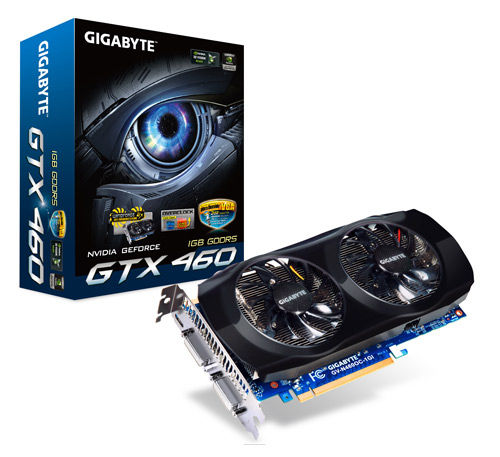 GIGABYTE GV-N460OC-1GI graphics card NVIDIA GeForce GTX 460 1 GB GDDR5