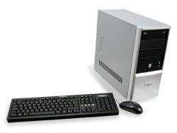 HP Compaq Presario Presario SG2102LA AMD Sempron 0.5 GB DDR2-SDRAM 160 GB Linux Desktop PC White