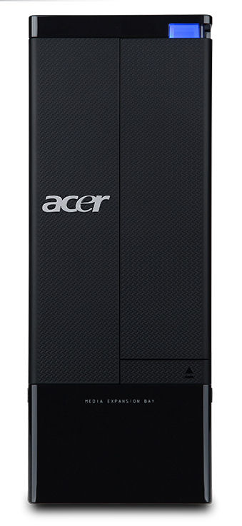 Acer Aspire 3400 AMD Phenom II X6 1035T 6 GB DDR3-SDRAM 1 TB HDD AMD Radeon HD 5570 Windows 7 Home Premium Mini Tower PC Black