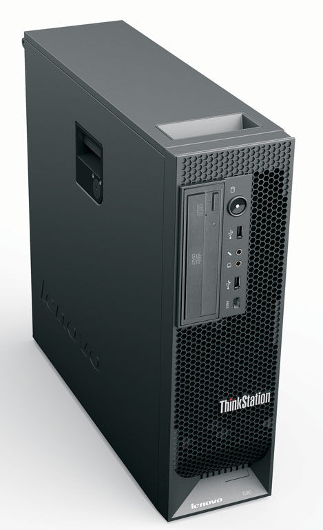 Lenovo ThinkStation C20 Intel® Xeon® 5000 Sequence E5507 2 GB DDR3-SDRAM Windows 7 Professional Tower Workstation Black