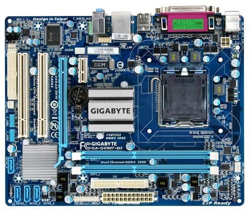 GIGABYTE GA-G41MT-D3 motherboard LGA 775 (Socket T) micro ATX