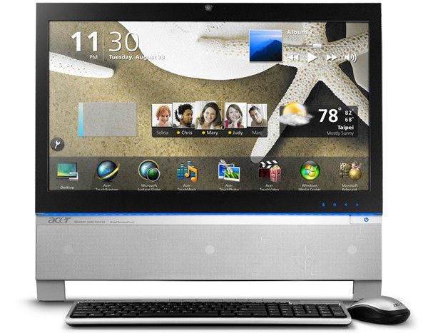 Acer Aspire AZ3100 AMD Athlon II X2 54.6 cm (21.5") 1920 x 1080 pixels 2 GB DDR3-SDRAM 320 GB Windows 7 Home Premium Silver
