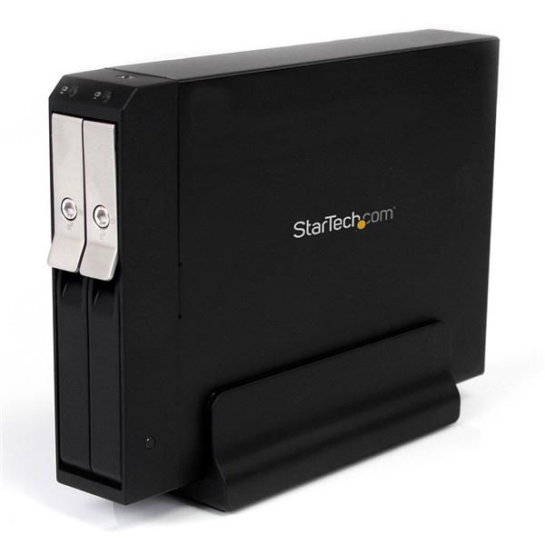 StarTech.com 2.5in Removable eSATA USB Dual SATA HDD Enclosure w/ RAID