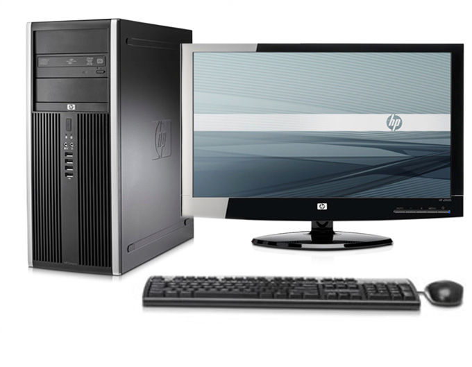 HP Compaq Elite 8000 Elite MT + x20LED Intel® Core™2 Duo E8500 4 GB DDR3-SDRAM 320 GB Intel® GMA 4500M Windows 7 Professional Mini Tower PC Black
