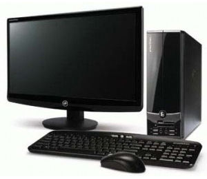 Acer eMachines EL1850 Intel® Pentium® E5700 4 GB DDR3-SDRAM 640 GB Intel® GMA X4500 Windows 7 Home Premium SFF PC Black