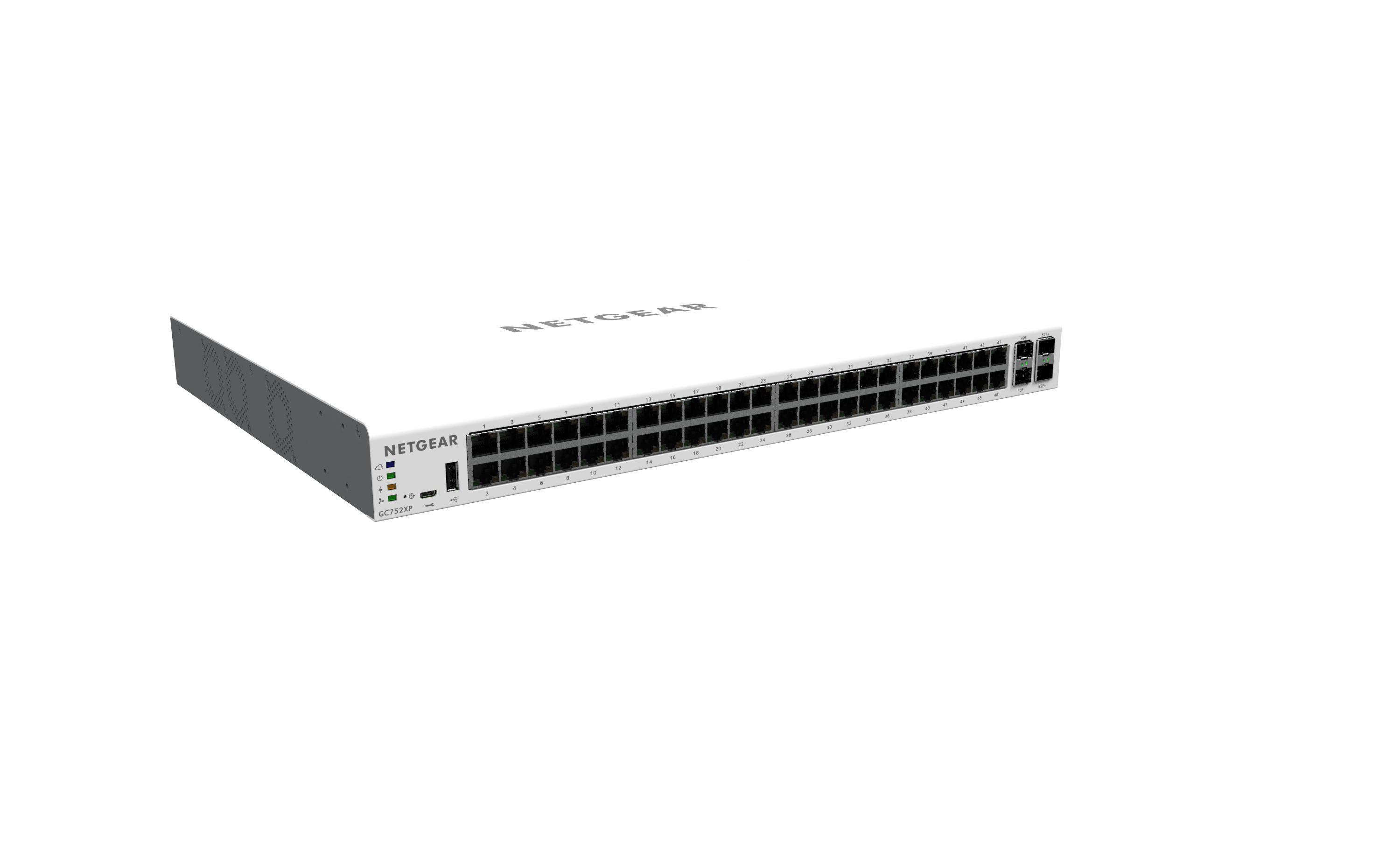 NETGEAR GC752XP Managed L2/L3/L4 Gigabit Ethernet (10/100/1000) Power over Ethernet (PoE) Grey