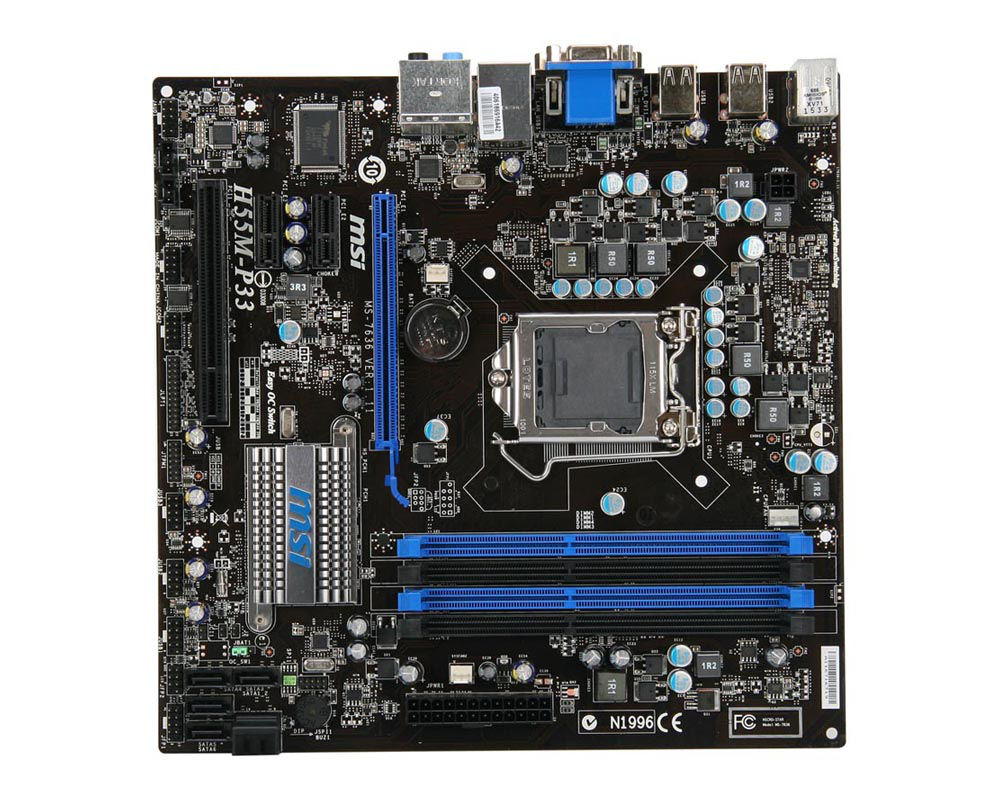 MSI H55M-P33 micro ATX
