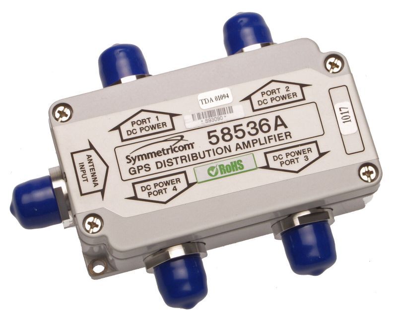 Symmetricom/Microsemi 58536A GPS L1 4:1 Active Splitter