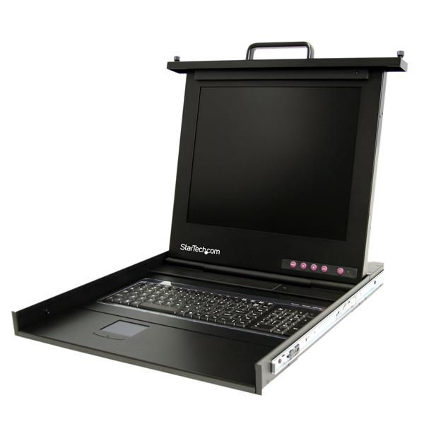 StarTech.com 1U 17" Rackmount LCD Console – USB – Value Series