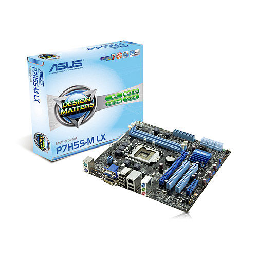 ASUS P7H55-M LX LGA 1156 (Socket H) micro ATX