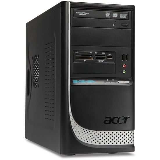Acer Extensa E430 Intel® Celeron® M 215 1 GB DDR2-SDRAM 160 GB AMD Radeon HD 3200 FreeDOS Tower PC Black, Silver