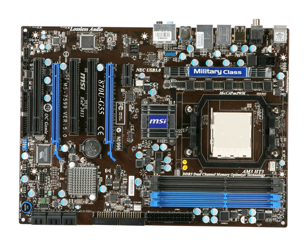 MSI 870U-G55 AMD 770 Socket AM3 ATX