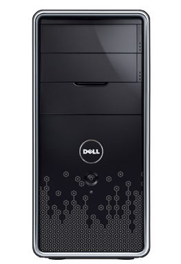 DELL Inspiron 580 Intel® Core™ i3 i3-550 4 GB DDR3-SDRAM 500 GB NVIDIA GeForce GT 310 Windows 7 Home Premium Desktop PC Black