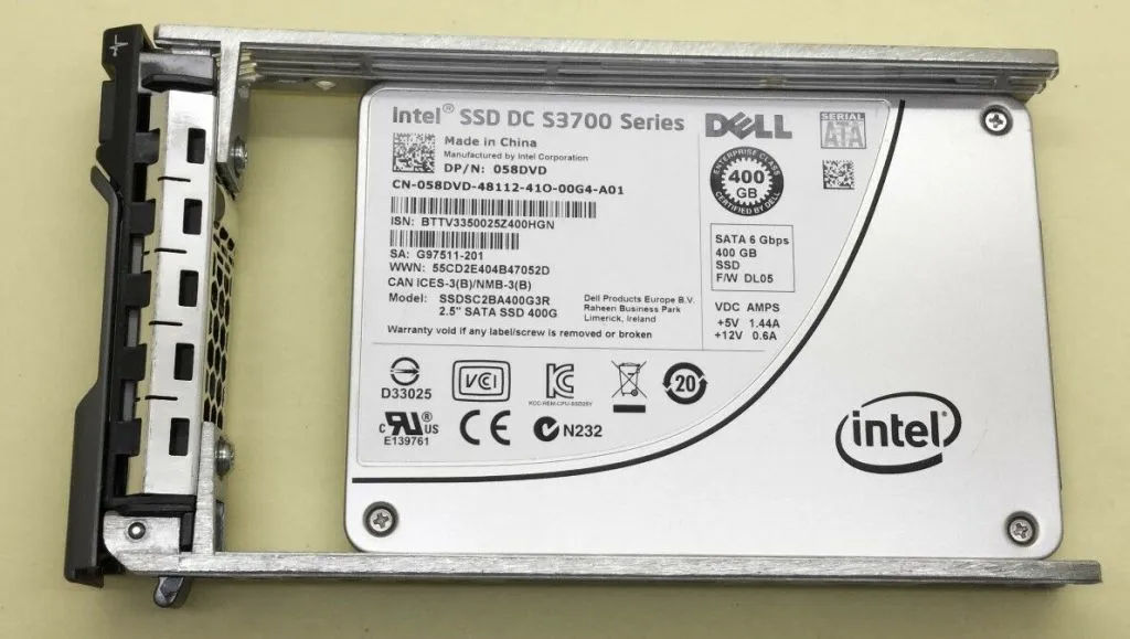 58DVD - Dell 400GB MLC SATA 6Gb/s 2.5-Inch Solid State Drive