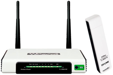 TP-Link TL-WR300KIT wireless router Fast Ethernet Black, White