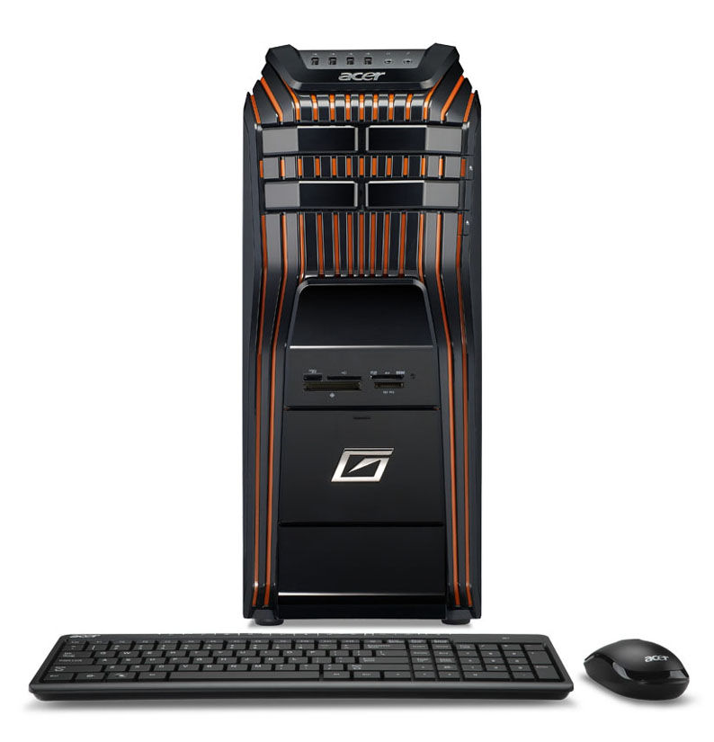 Acer Aspire G5900 Predator Intel® Core™ i5 i5-655K 6 GB DDR3-SDRAM 2 TB AMD Radeon HD 5850 Windows 7 Professional Tower PC Black, Orange