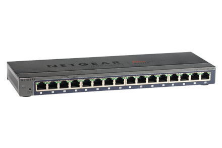 NETGEAR GS116E Gigabit Ethernet (10/100/1000) Grey
