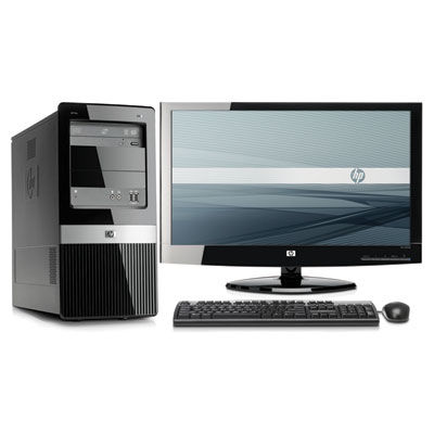 HP Pro 3125 MT + x20LED AMD Athlon II X2 250 2 GB DDR3-SDRAM 320 GB AMD Radeon HD 3000 Windows 7 Professional Mini Tower PC Black