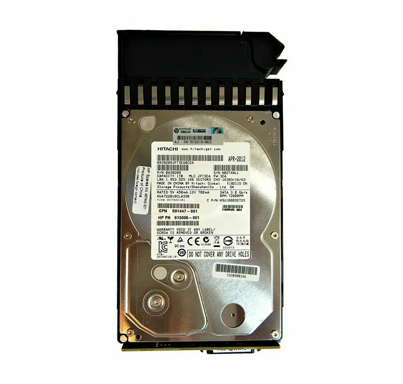 591447-001 - HP 1TB 7200RPM SATA 3Gb/s 3.5-in Hard Drive