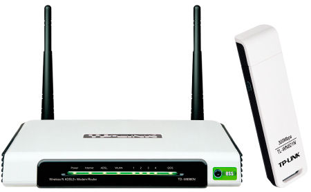 TP-Link TD-W300KIT wireless router Fast Ethernet White