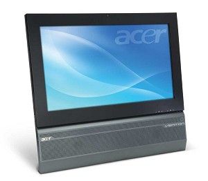 Acer Veriton Z410G 54.6 cm (21.5") 1920 x 1080 pixels 3 GB DDR3-SDRAM 640 GB Intel® GMA X4500 Windows 7 Professional Grey