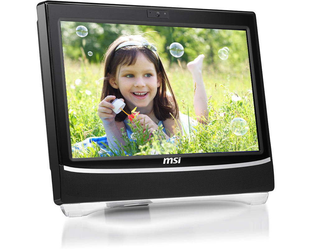 MSI Wind Top AC1900-E3423W7H 47 cm (18.5") 1366 x 768 pixels 2 GB DDR3-SDRAM 320 GB Intel® GMA X4500 Windows 7 Home Premium Black