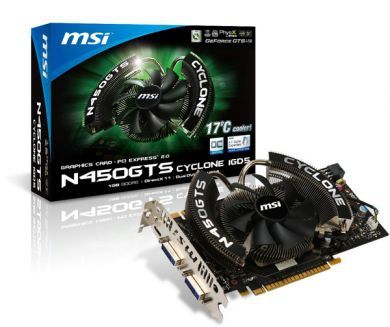 MSI N450GTS CYC 1GD5/OC graphics card NVIDIA GeForce GTS 450 1 GB GDDR5