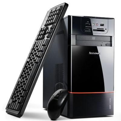Lenovo IdeaCentre H210 Intel® Core™2 Duo E7400 2 GB DDR2-SDRAM 320 GB Intel® GMA 950 Windows Vista Home Basic Mini Tower PC Black