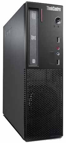 Lenovo ThinkCentre A70 Intel® Core™2 Duo E7500 2 GB DDR3-SDRAM 250 GB Intel® GMA X4500 Windows 7 Professional SFF PC Black