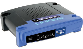 Linksys BEFSR81 wired router Black, Blue