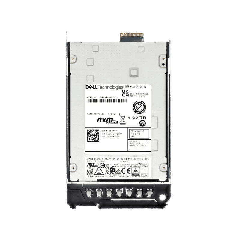 59Y5J - Dell 1.92TB PCI Express NVMe TLC E3.S 2.5" Solid State Drive