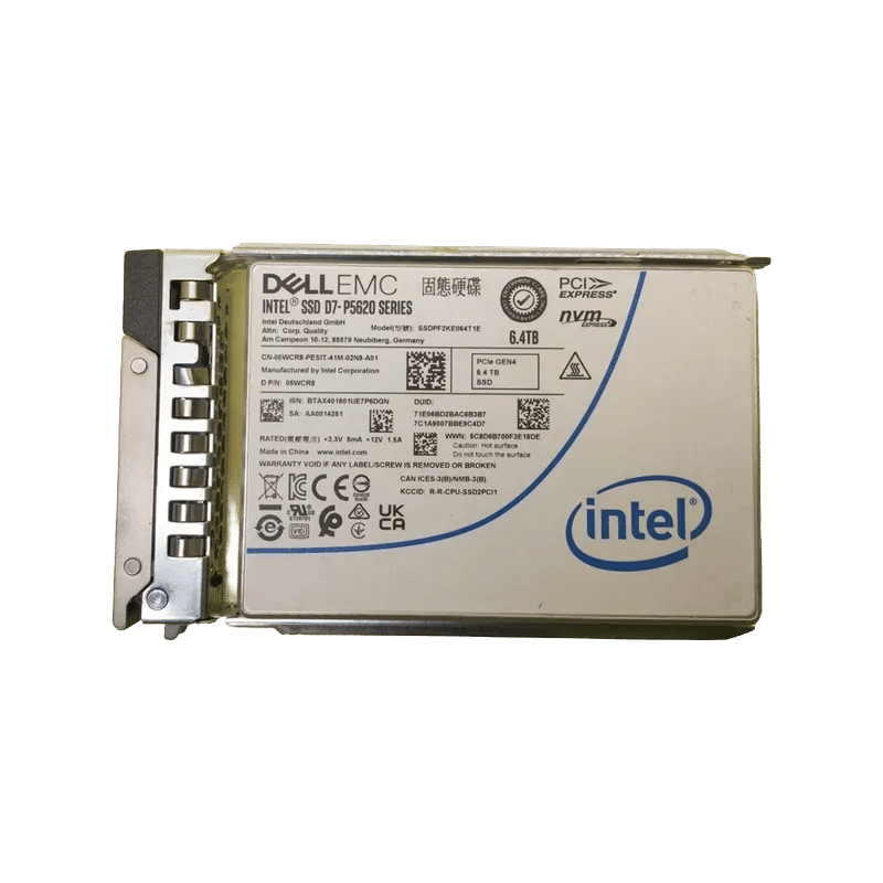 5WCR8 - Dell 6.4TB PCI Express NVMe SFF 2.5" Solid State Drive