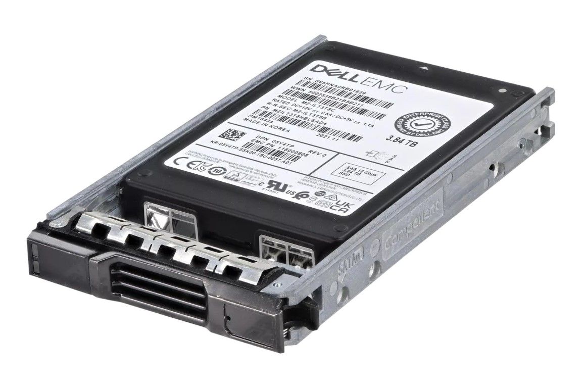 5Y4TP - Dell 3.84TB SAS Triple-Level Cell SFF 2.5" Solid State Drive