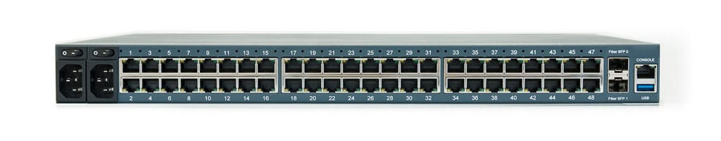 ZPE Nodegrid Serial Console - R Series 48-port unit, Dual AC, Cisco Rolled Pinouts, 2-Cores, 4GB RAM, 32GB SSD