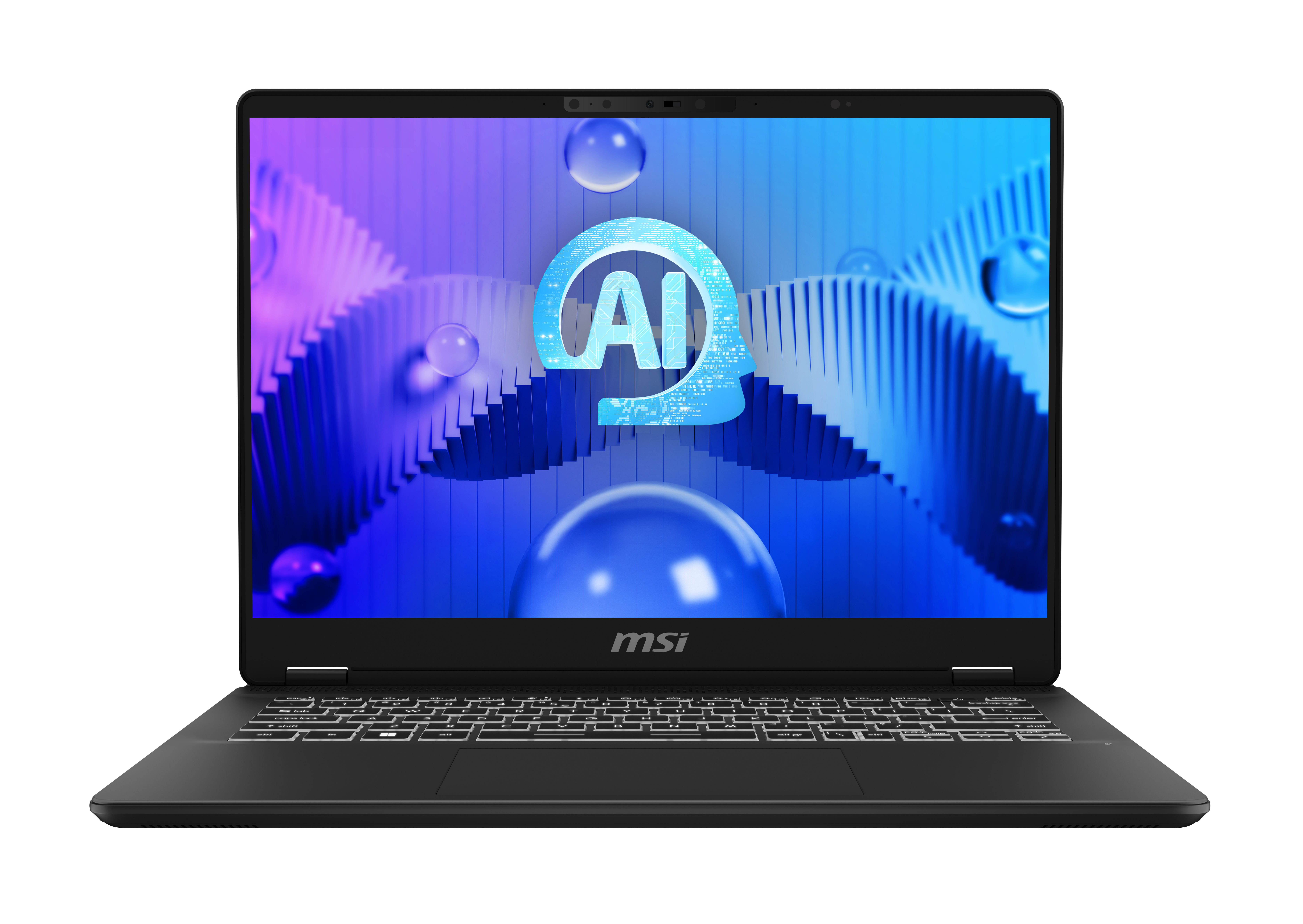 MSI Prestige 14 AI EVO C1MG-048US Intel Core Ultra 9 185H Laptop 35.6 cm (14") 2.8K 32 GB DDR5-SDRAM 1 TB SSD Wi-Fi 7 (802.11be) Windows 11 Pro Grey