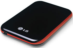 LG XD5 external hard drive 500 GB 5400 RPM USB 2.0 Black, Silver