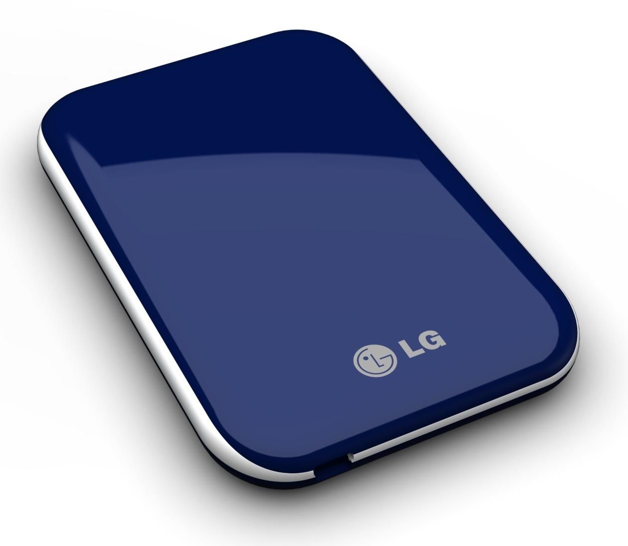 LG XD5 external hard drive 500 GB 5400 RPM USB 2.0 Blue