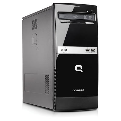 HP Compaq 505B + Monitor Intel® Celeron® M 215 1 GB DDR3-SDRAM 320 GB Intel X4500 HD FreeDOS Micro Tower PC Black